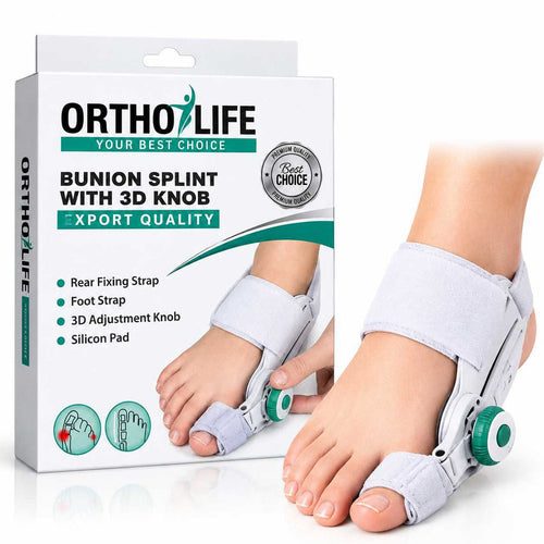 Bunion Splint with 3D Adjustment Knob – Foot Support & Correct